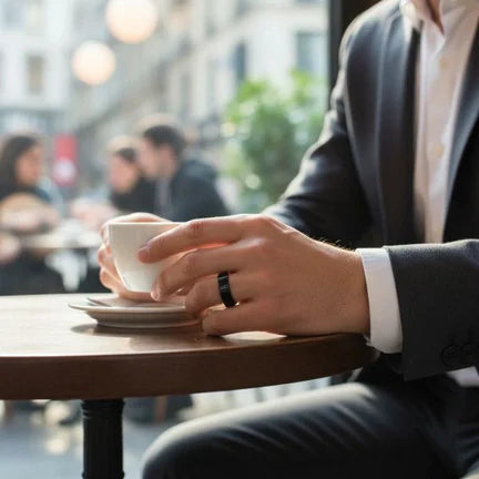 Hematitový prsten EQUHEM