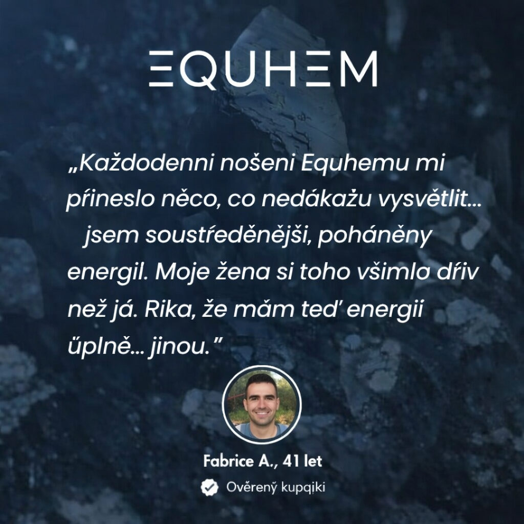 Náramek EQUHEM s hematitem